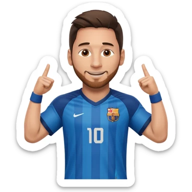 Messi forma sticker