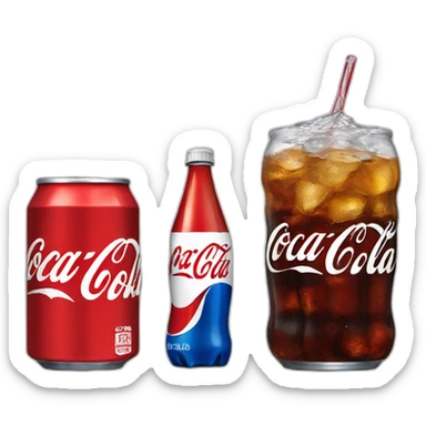 coca cola and pepsi sticker