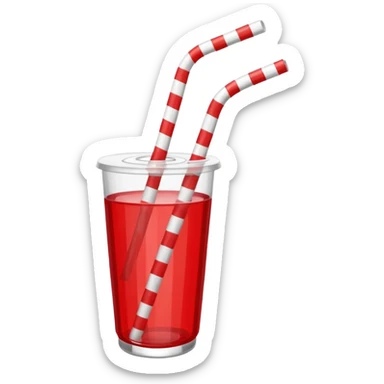 clipart bendy straw sticker