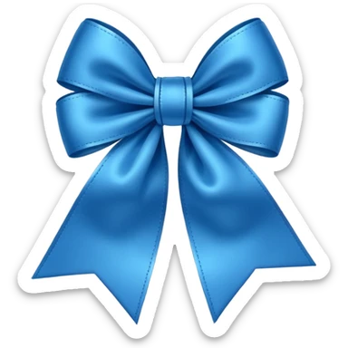 Laço azul escuro sticker