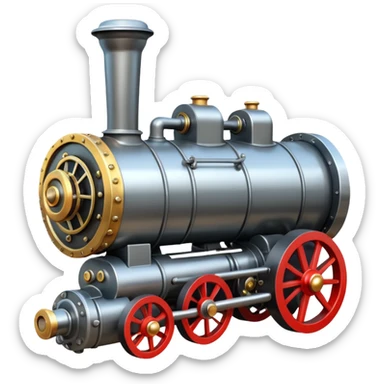 Steam Engine sticker
