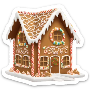 Gingerbread house aesthetic  sticker