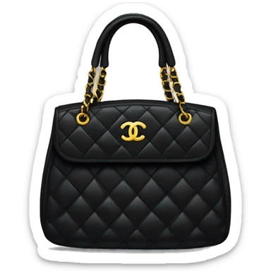 black chanel bag sticker