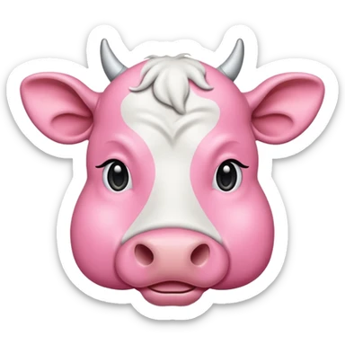 The udder of a cow sticker