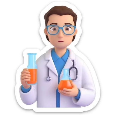 scientist sticker