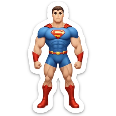 giant superhero who grew to massive size sticker