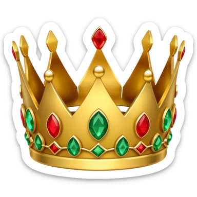 Une couronne pour un fondateur sticker