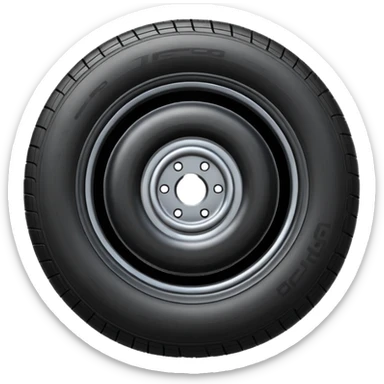 Logo from the word TireShop.ua, where the letter O should be replaced with a tire.  sticker