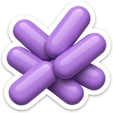 lilac pills sticker