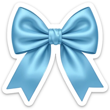 Elegant Satin Bow sticker