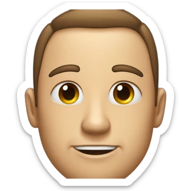 A man that on his shirt say the person above me is gay sticker