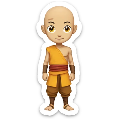 Aang full body  sticker