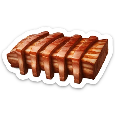 Ribs bbq sticker