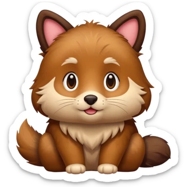 Ragondin mignon sticker