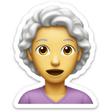 maman mange pomme sticker