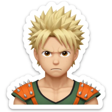 Bakugo from mha sticker