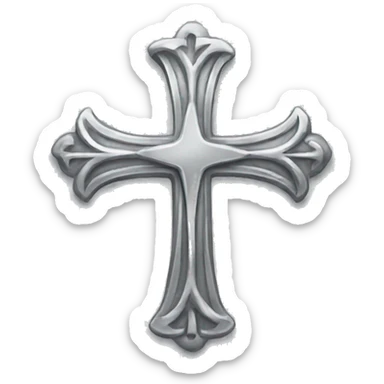 Silver Cross sticker