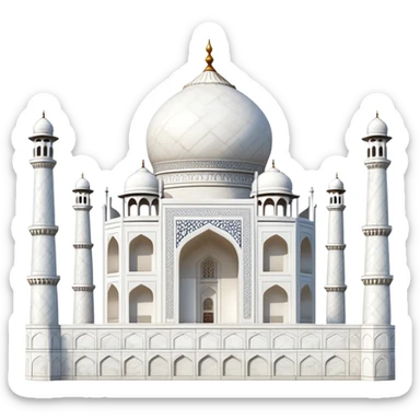 Taj Mahal landmark sticker