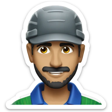 pakistani CRICKEter babar azam  sticker