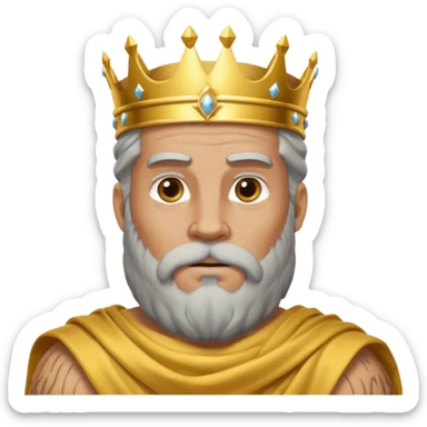 zeus greek god sticker