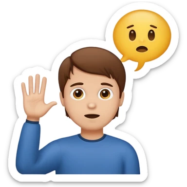 A man with brown hair with a speech bubble that says “you do you boo boo” sticker