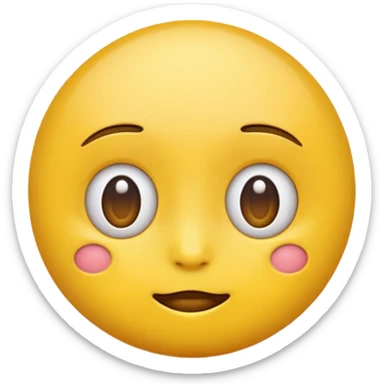 side eye yellow emoji sticker