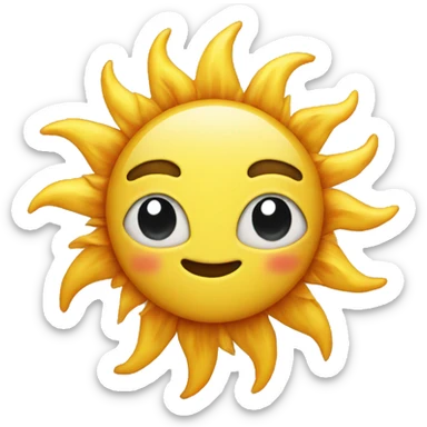 Sun sticker