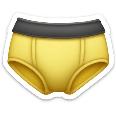 yellow underpants sticker