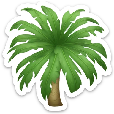 pale palm with freckles  sticker