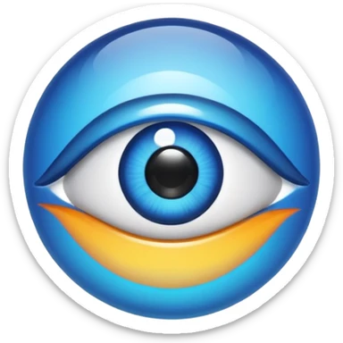 nazar eye bead sticker