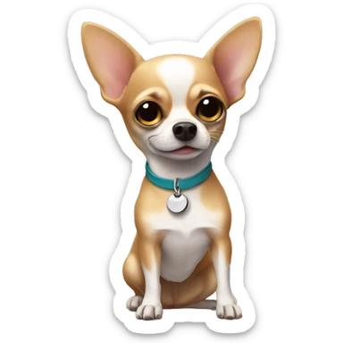 chihuahua jazz trompette sticker