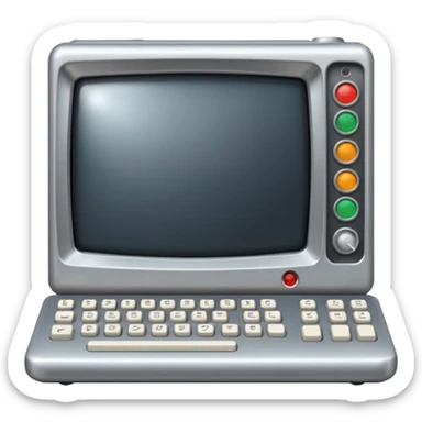 Early computer sticker