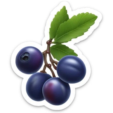 Huckleberry fruit sticker