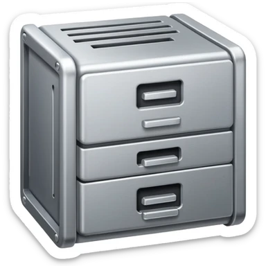 mac os compression archive icon, mechanical press sticker