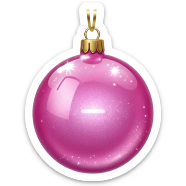 Natale rosa, estetico  sticker