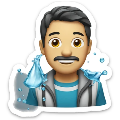 Basó con agua sticker