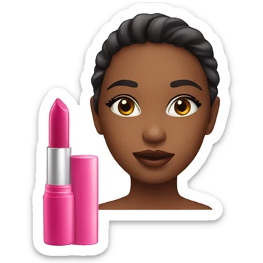 Lipgloss with girl sticker