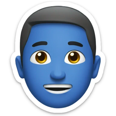 Number 11 with white letters and blue background sticker