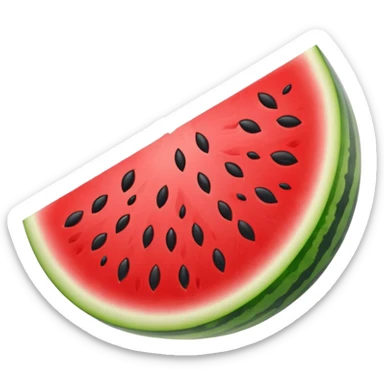 a slice of watermelon sticker