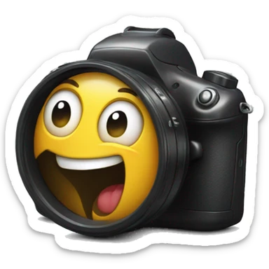 camera rolling on the floor laughing sticker