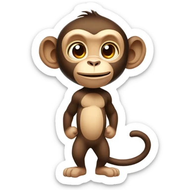 chad monkey sticker