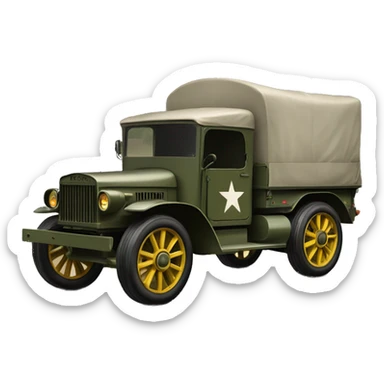 1865 Us Army Truck sticker