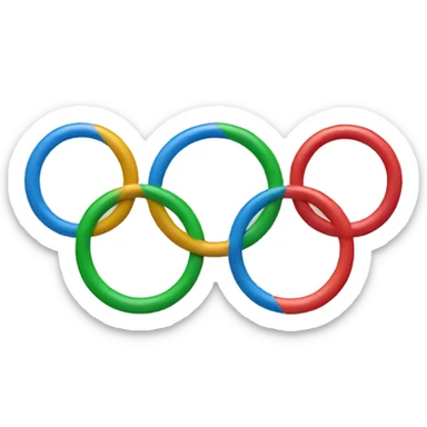 Olympic rings sticker