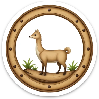 Pandereta gallega con ferreñas sticker