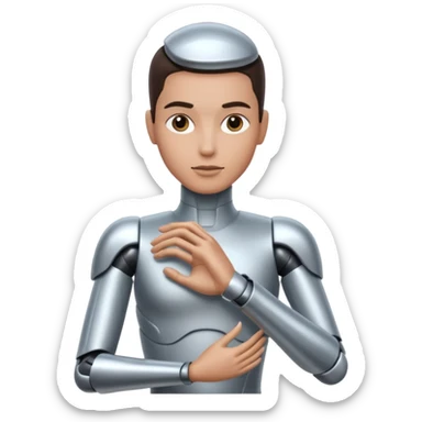 bionic person sticker