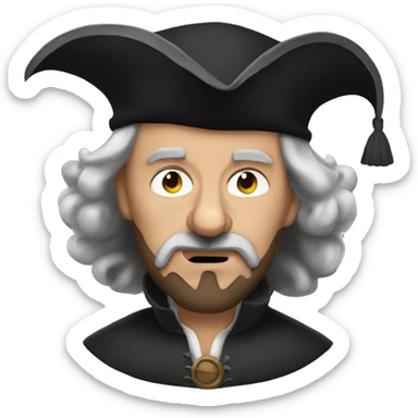 William Shakespeare angry no hat sticker