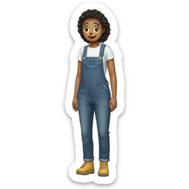 dungarees sticker