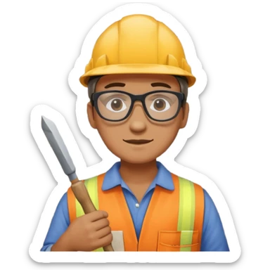 modern stonemason workshop sticker