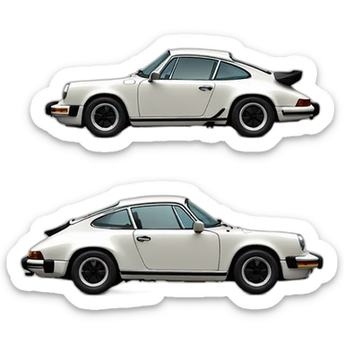 Porsche 911 1976 sticker
