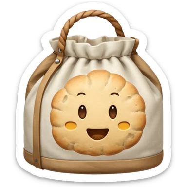 Sac de Farine étiqueté farine sticker